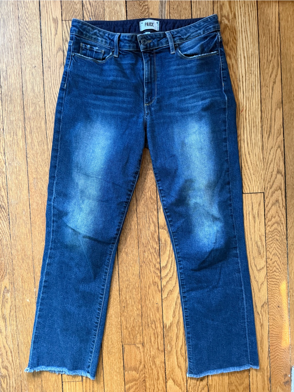 PAIGE Jacqueline Straight-Leg Jeans - Size 30